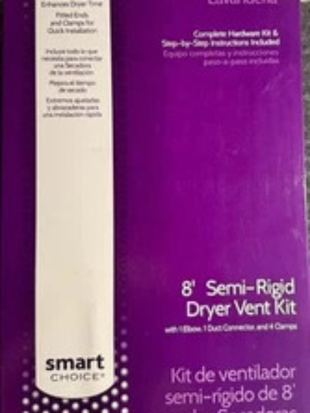 Smart Choice 8' Semi-Rigid Dryer Vent Kit